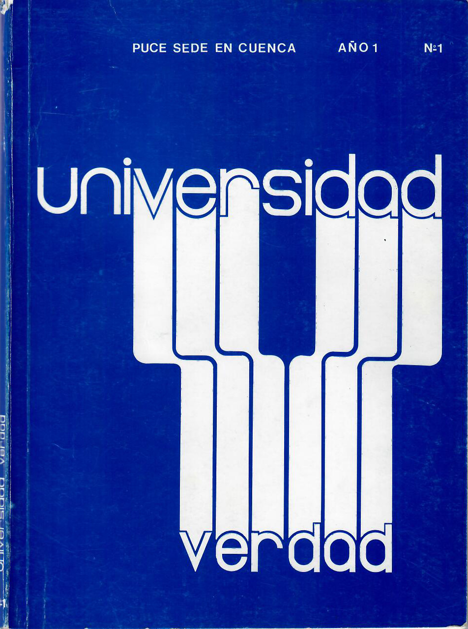 					View No. 1 (1986): UNIVERSIDAD VERDAD 1
				