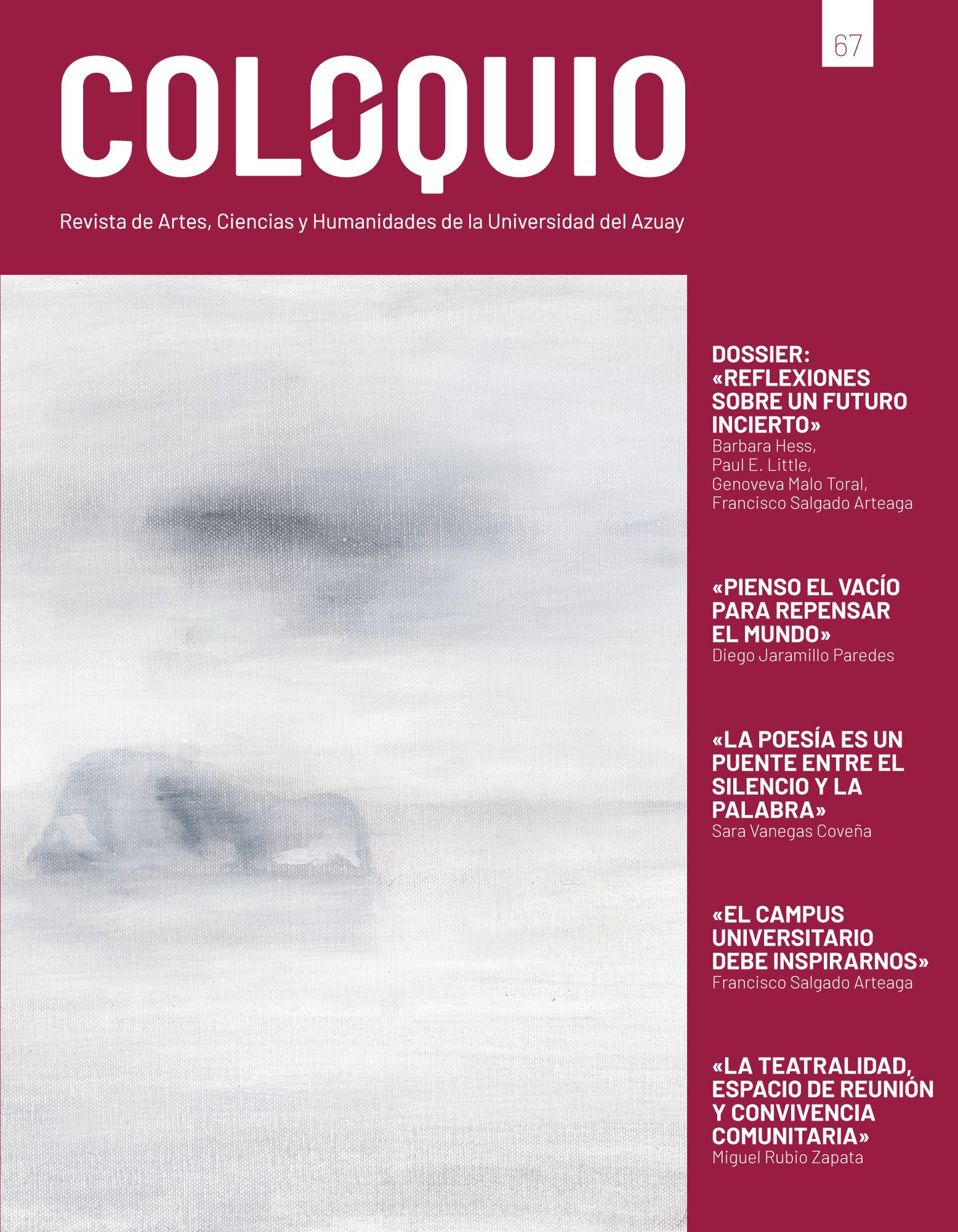 					Ver Núm. 67 (2022):  COLOQUIO - Revista de Artes, Ciencias y Humanidades
				