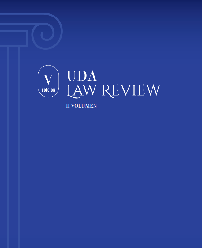 					Ver Núm. 5 (2024): UDA LAW REVIEW TOMO V - VOLUMEN 2
				